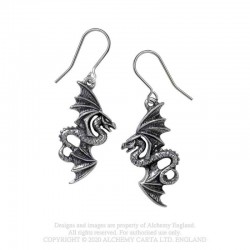 Alchemy Gothic - Flight of Airus Earrings