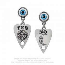 Alchemy Gothic - Ouija Planchette Earrings