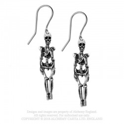 Alchemy Gothic - Skeleton Earrings