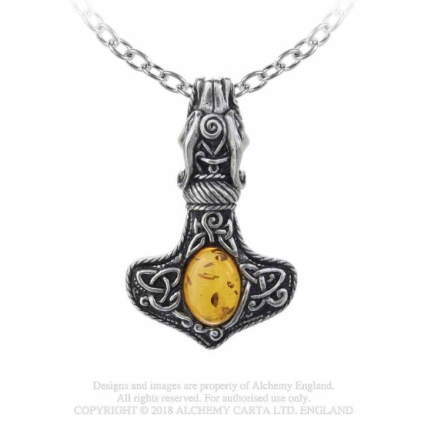 Alchemy Gothic - Amber Dragon Thorhammer 