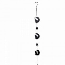 Cat And Moon Hanging Decoration Alchemy Gothic 