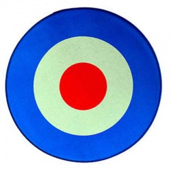 Round Back Patch Target