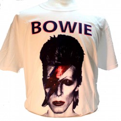 David Bowie Square Punk Rock Goth Band T-shirt