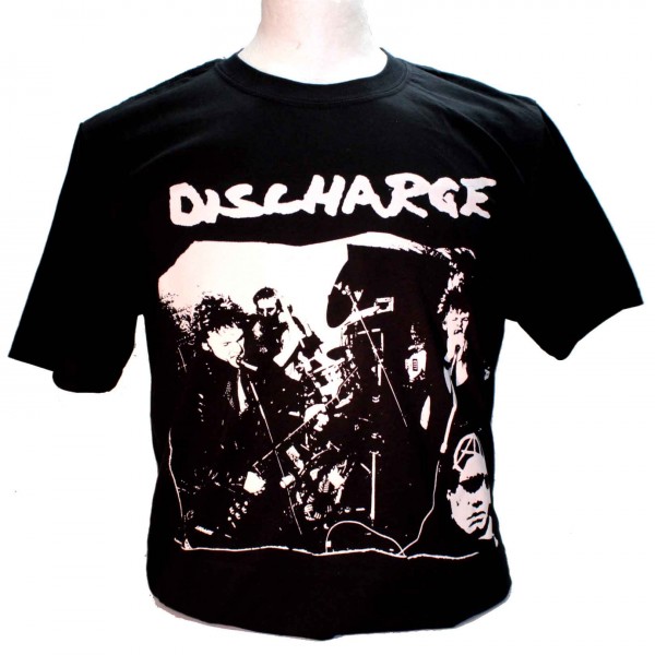 Discharge Square Anarcho Punk Rock Band T-shirt