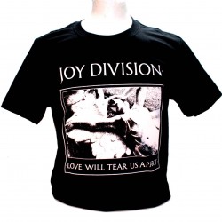 Joy Division Love will Tear us Apart Square Punk Rock Goth Band T-shirt