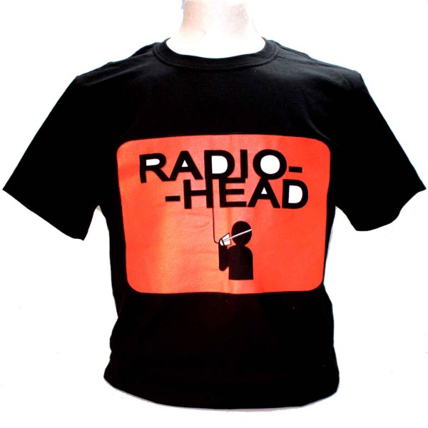Radiohead Black Square Punk Rock Goth Band T-shirt