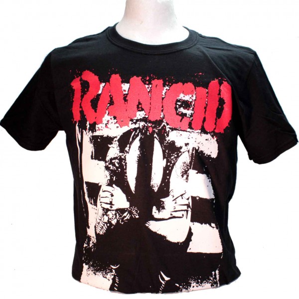 Rancid And Out Come The Wolves Black Square Punk Rock Goth Ska Band T-shirt