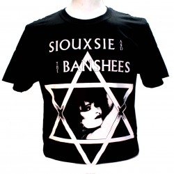 Siouxsie and the Banshees Star Square Punk Rock Goth Band T-shirt