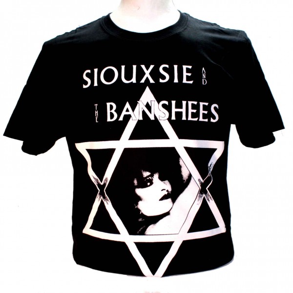 Siouxsie and the Banshees Star Square Punk Rock Goth Band T-shirt