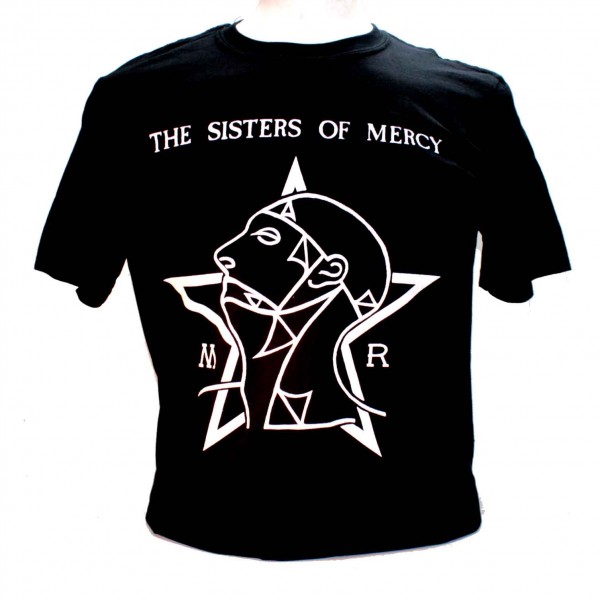 The Sisters of Mercy Square Punk Rock Goth Band T-shirt