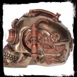 Nemesis Now - Steam Powered Observation Skull 16.5cm Bronze Collection