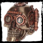 Nemesis Now - Steam Powered Observation Skull 16.5cm Bronze Collection