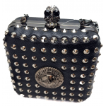 New Rock Studded Vegan Leather Shoulder Bag