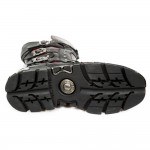 New Rock Boots - M.1020-C20 Red Metallic Boots 45 DAYS CUSTOM MAKE ONLY