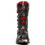 New Rock Boots - M.1020-C20 Red Metallic Boots 45 DAYS CUSTOM MAKE ONLY