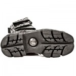 New Rock Boots - M.773-C1 Stud Strap Quilted Reactor 45 DAYS CUSTOM MAKE ONLY
