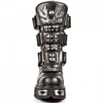 New Rock Boots - M.773-C1 Stud Strap Quilted Reactor 45 DAYS CUSTOM MAKE ONLY