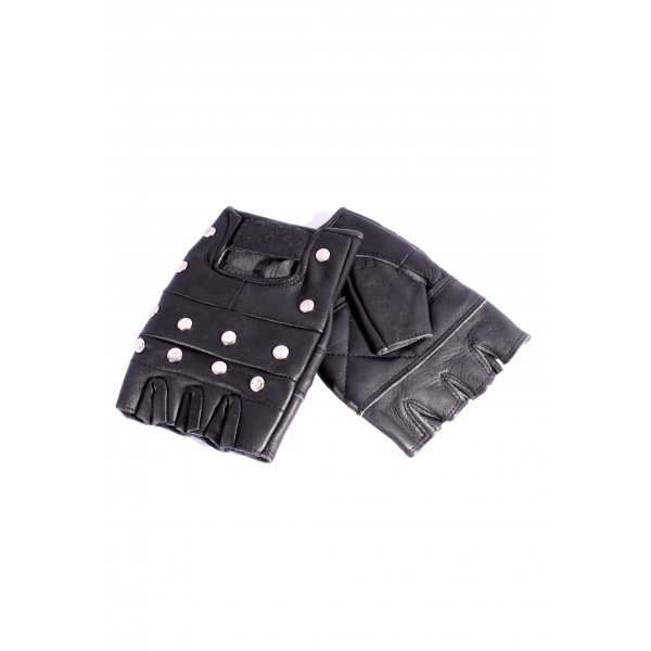 OSX - Demon -Studded Fingerless Gloves